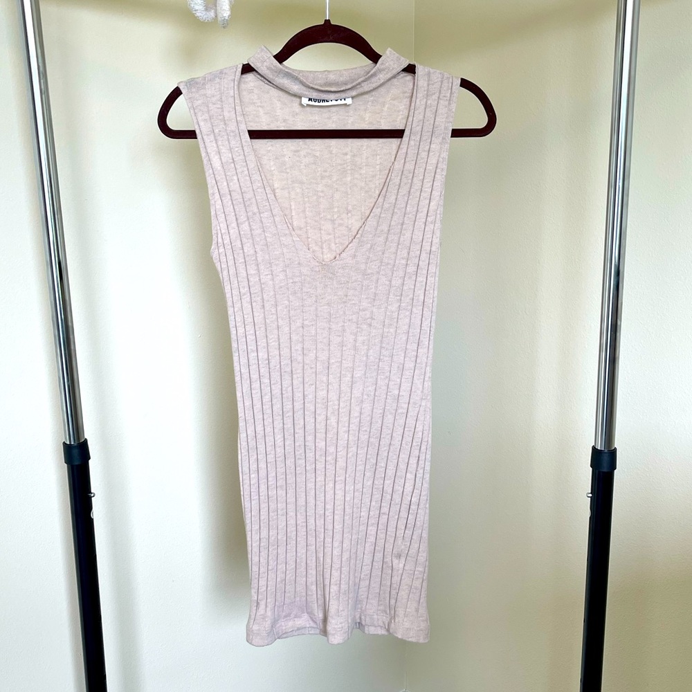 Cut out sweater dress